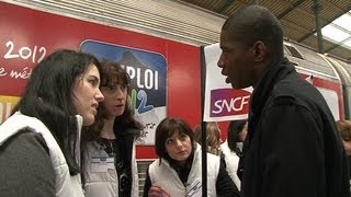 Cinquième départ du train pour lemploi [upl. by Einahpit]