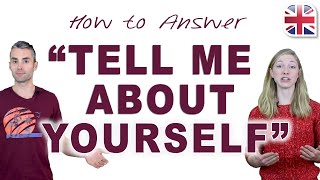 How to Answer Tell Me About Yourself  Spoken English Lesson [upl. by Neiviv457]