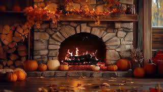 🔥 Cozy Fall Fireplace 10 Hours  Warm Autumn Vibes for Relaxation and Comfort [upl. by Felt]