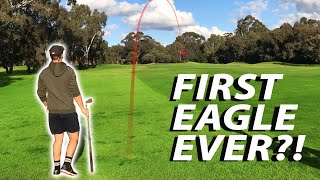 EAGLE HOLE OUT I Northcote Golf Course Vlog 01 [upl. by Enimsaj]