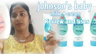 Johnsons Johnsons baby cream uses and review in telugu [upl. by Marteena]