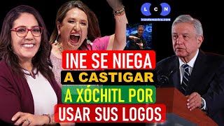 CONSEJEROS PRIANISTAS se niegan a sancionar a XÓCHITL GALVEZ por uso de insignia y siglas del INE [upl. by Eceinahs]