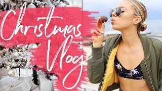 CHRISTMAS VLOG  MY NEW CARDIO AB WORKOUT  What I Eat In a Day [upl. by Ajak]