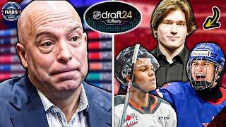 This is MASSIVE for their future  2024 NHL Draft Lottery LIVE REACTION [upl. by Anson]