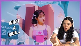 JO YURI 조유리 GLASSY MV  REACTION [upl. by Blanka634]