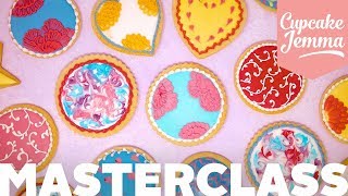 Cookie Decorating Masterclass  Cupcake Jemma Masterclass [upl. by Bopp536]