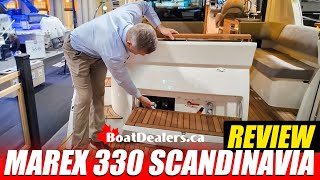 Marex 330 Scandinavia walkthrough boatlife [upl. by Georas341]