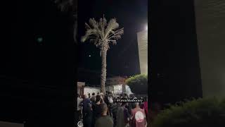 The pure joy in Gaza as Iranian missiles cover the sky above Tel Aviv [upl. by Addison]