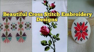 Beautiful Cross Stitch Embroidery DesignsCross Stitch Designs cookncraftainment [upl. by Phionna]