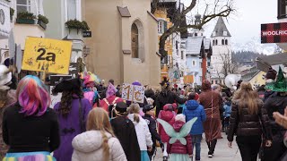 Faschingsumzug 2020 Buntes Faschingstreiben in der Innenstadt [upl. by Blinnie]