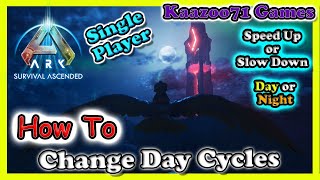 Change Day Cycles in Ark Survival Ascended 💥 [upl. by Edric]