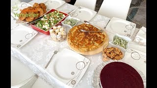 VLOG  7 ÇAY SAATİ ÖNERİSİ ✅TAVADA BÖREK SALATA KURABİYELER VE DAHA NELER NELER 💯 [upl. by Nnylyt]