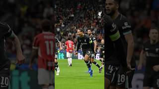 San Siro scenes Van Dijk celebrates his goal [upl. by Eyr]