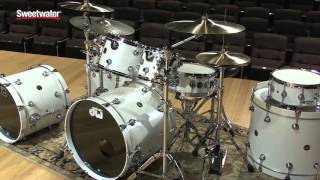 DW Performance Lacquer Series 5piece Drum Kit Review by Sweetwater [upl. by Baxter703]