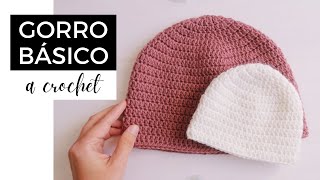 Gorro a crochet fácil para principiantes paso a paso [upl. by Meesan]