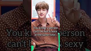 Pov  Jin words make you dumbfounded💜 Kpop bts jinff jin Like for more💞 [upl. by Eveneg]