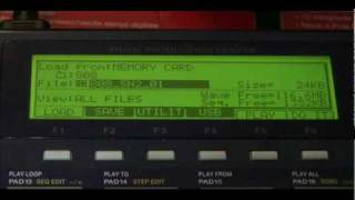 AKAI MPC1000 how to Save an Load [upl. by Odlanyar]