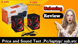 Computer speaker unboxing Best for Laptop PC Led amp Others [upl. by Nosyt]