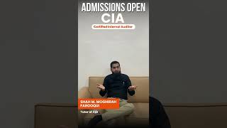 Elevate your expertise in internal auditingAdmissions open for CIA [upl. by Jud]