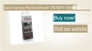 Saeco Espresso Machine Descaler CA670047 250ml [upl. by Iad]