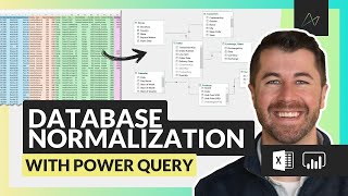 Database Normalization for Beginners  How to Normalize Data w Power Query full tutorial [upl. by Yssak]