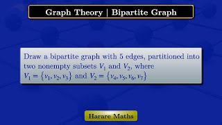 Graph Theory  Bipartite Graph [upl. by Nador]