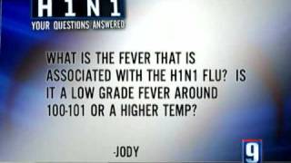 H1N1 Question Fever Associated With H1N1 [upl. by Niamor]