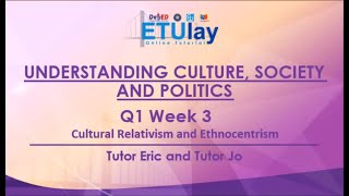 Cultural Relativism and Ethnocentrism  Understanding Culture Society and Politics [upl. by Nylsoj433]