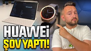 Huawei şov yaptı Yeni MatePad ve Watch GT5 serisi [upl. by Elletnwahs507]