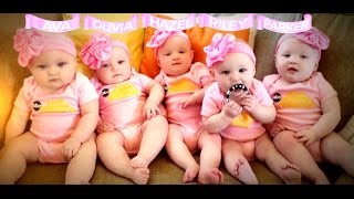 First AllGirl Quintuplets Appear on GMA [upl. by Ramirol]