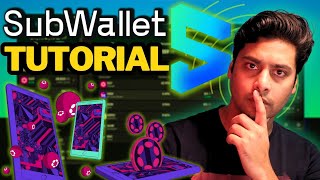 Polkadot SUB WALLET Tutorial In Hindi  Step By Step Guide 🔥 [upl. by Janenna406]