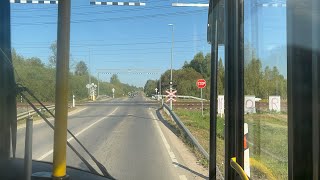 Vilniaus transportas 58 autobusas Stotis  Dzūkų g  Minsko pl  Kalnėnai  Guriai  Grigaičiai [upl. by Anirec]