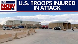 BREAKING US troops injured in suspected rocket attack on Iraq military base  LiveNOW from FOX [upl. by Reffinnej93]