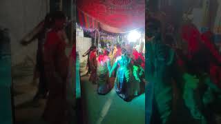 bathukamma Pelli kuthuru group dance Hajipur gate village [upl. by Akayas315]