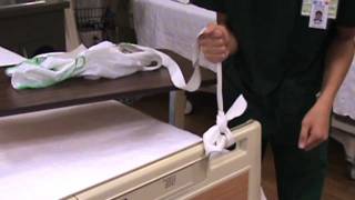 Southern Nursing Skills  Tying Restraints [upl. by Aisa]