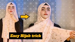 Simple Hijab Trick You Should Know for Quick Styling [upl. by Assennev]