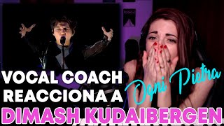 Vocal coach reacciona y analiza a Dimash Kudaibergen  Ogni Pietra [upl. by Pansir]