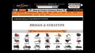 How to find Briggs and Statton Model Number Locations [upl. by Ardnekahs775]