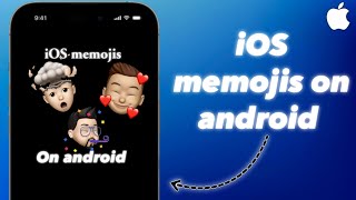 How to get iOS memojis on android 🔥  iOS memojis on Instagram  iOS memojis 2024 ✨ [upl. by Cohn]