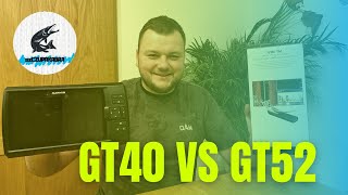 ECHOSONDA GARMIN STRIKER 9 SV  PRZETWORNIK GT40 VS GT52  RÓŻNICE MAPY I USTAWIENIA  Vlog 10 [upl. by Ahmad152]