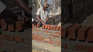 Foundation Brickwork shorts foundation strong bricks cement construction brickwork [upl. by Power]