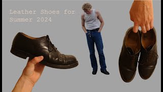 Vintage Leather Shoes for Summer  Alternatives to Guidi Prada Doc Martens Loafers [upl. by Epner]