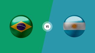 BRASIL vs ARGENTINA  SEMIFINAL CAMPEONATO SUDAMERICANO U21 [upl. by Upton]