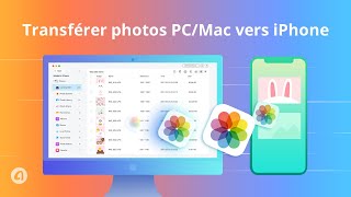 Transfert photos et vidéos iPhone vers PCPC vers iPhone sans câble  Gratuit [upl. by Ginevra]