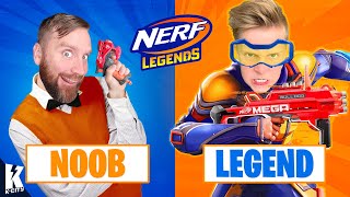 Becoming NERF Legends Family Battle KCITY GAMING [upl. by Aroda906]