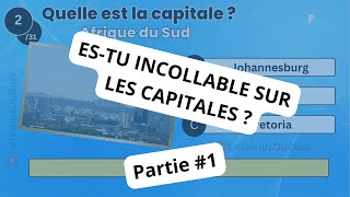 Quiz Capitales du Monde  Connaissezvous les Capitales de Tous les Pays  Testez vos Connaissances [upl. by Manchester]