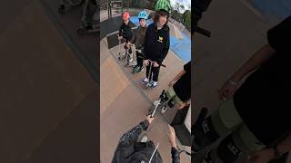 BRIFLIP ON EVERY SCOOTER🛴 scooters skatepark pov scootering challenges fyp [upl. by Ingalls]