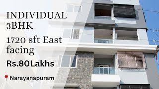 East facing 3bhk 1720sft at Narayanapuram [upl. by Mychael]