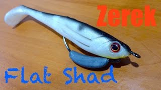 Zerek Flat Shad Review  Underwater Footage [upl. by Aletta113]