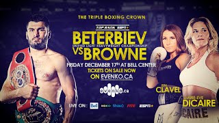 BETERBIEV vs BROWNE  December 17th 2021 [upl. by Rasmussen]